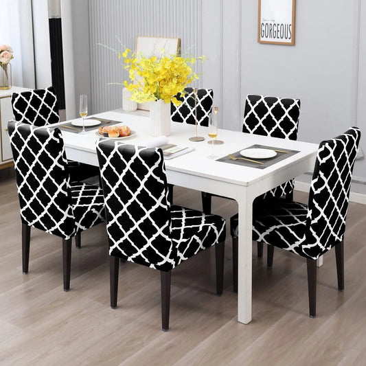 Black Diamond Dining Chair Covers